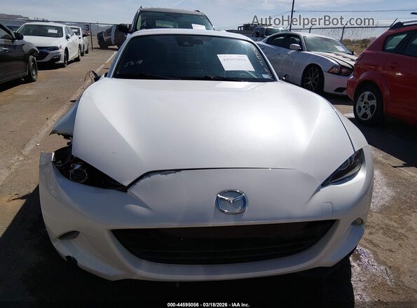 JM1NDAM72M0453226 2021 MAZDA MX-5 MIATA RF White Սարքավորումների վահանակի տեսք