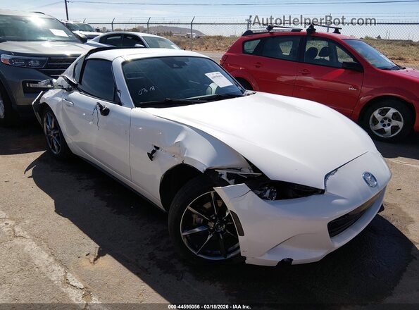 JM1NDAM72M0453226 2021 MAZDA MX-5 MIATA RF White Առջևի աջ