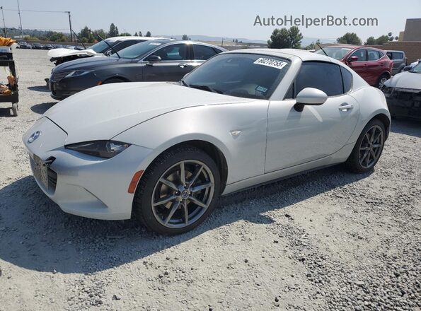 JM1NDAM73H0103268 2017 MAZDA MX-5 Серебряный Передняя левая четверть