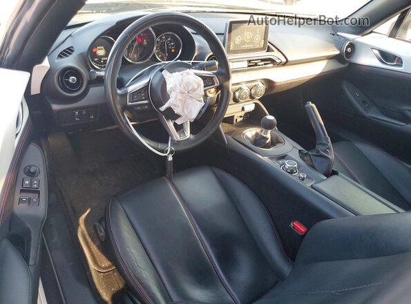 JM1NDAM73H0107403 2017 MAZDA MX-5 White წინა პანელის ხედი