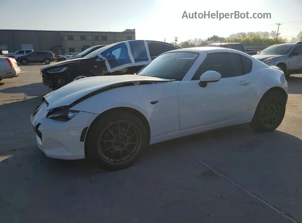JM1NDAM73H0107403 2017 MAZDA MX-5 White წინა მარცხენა ხედი სამი მეოთხედიდან