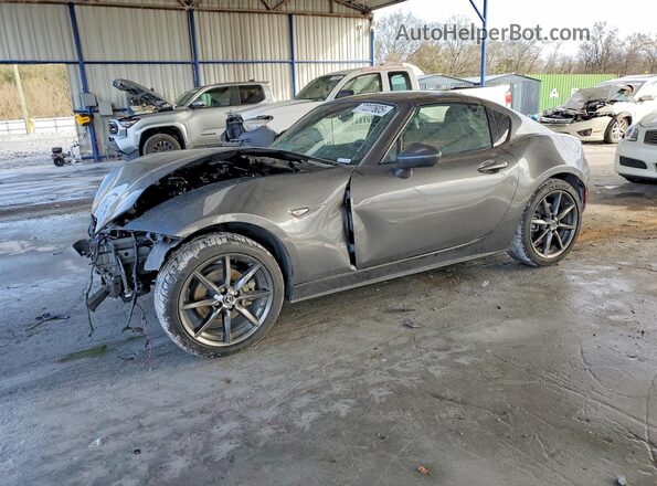 JM1NDAM74J0202087 2018 MAZDA MX-5 Серый Передняя левая четверть