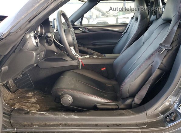 JM1NDAM74J0202087 2018 MAZDA MX-5 Серый Вид салона спереди