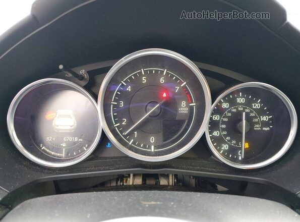 JM1NDAM74M0453275 2021 MAZDA MX-5 Gray Widok zestawu wskaźników
