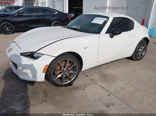 JM1NDAM74M0460145 2021 MAZDA MX-5 MIATA RF White Передня ліва чверть
