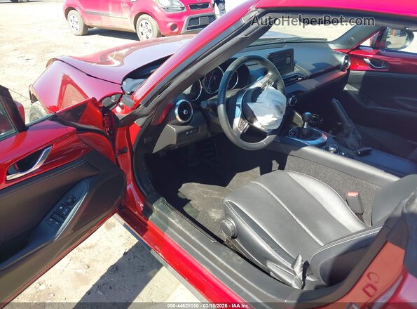 JM1NDAM74N0503285 2022 MAZDA MX-5 MIATA RF Red Widok naklejki z numerem VIN