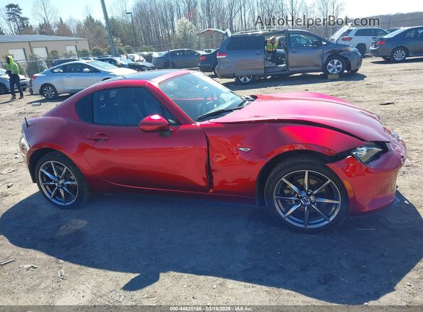 JM1NDAM74N0503285 2022 MAZDA MX-5 MIATA RF Red Widok wnętrza z tyłu