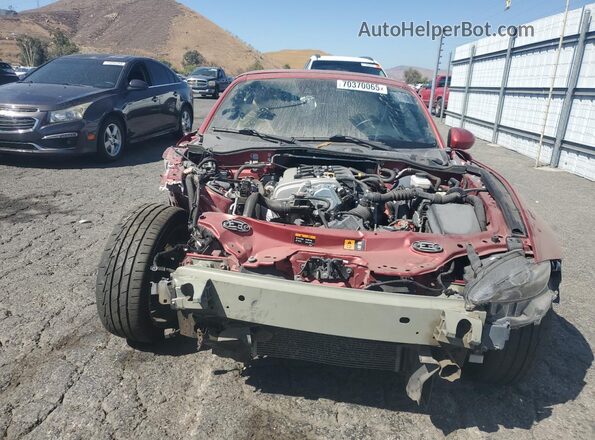 JM1NDAM75H0105653 2017 MAZDA MX-5 Красный Вид спереди