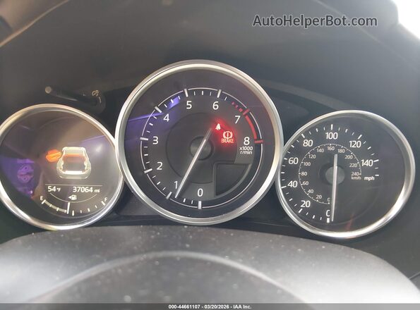 JM1NDAM76H0100154 2017 MAZDA MX-5 MIATA RF Blue უკანა სავარძლების ხედი
