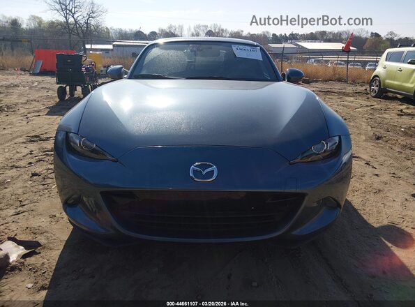 JM1NDAM76H0100154 2017 MAZDA MX-5 MIATA RF Blue უკანა სალონის ხედი