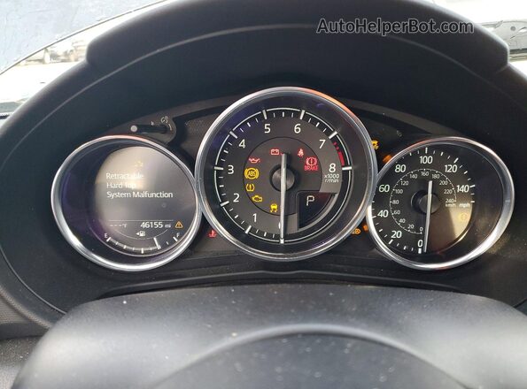 JM1NDAM76L0413343 2020 MAZDA MX-5 Gray Widok zestawu wskaźników