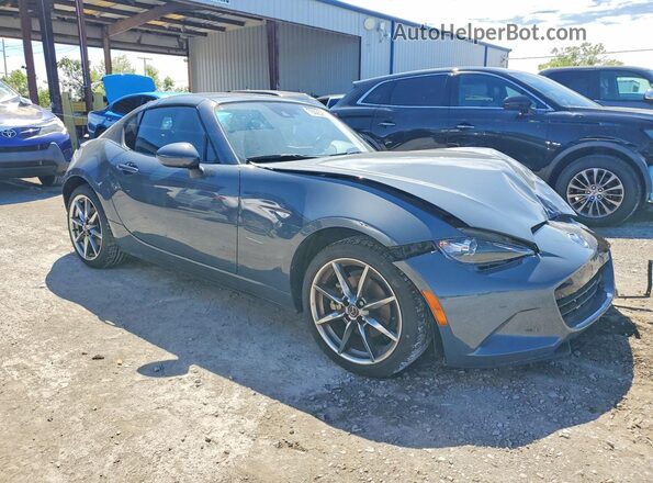 JM1NDAM76M0451155 2021 MAZDA MX-5 Синий Передняя правая четверть