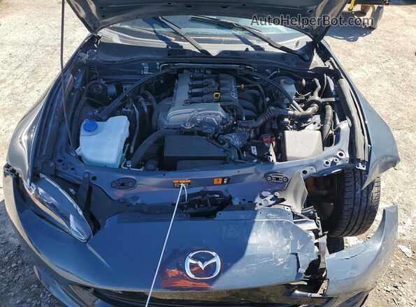 JM1NDAM76M0451155 2021 MAZDA MX-5 Синий Вид задней части салона