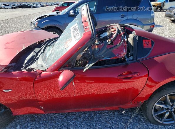 JM1NDAM76P0556895 2023 MAZDA MX-5 Red Widok wnętrza z przodu