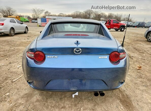 JM1NDAM77J0204478 2018 MAZDA MX-5 Синий Вид сзади