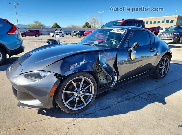 JM1NDAM78H0108742 2017 MAZDA MX-5 Серый Передняя левая четверть