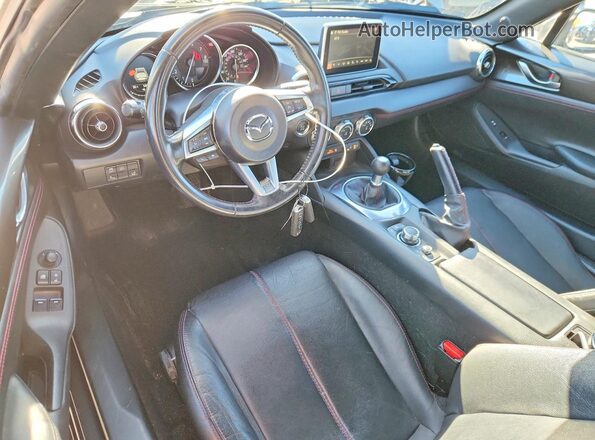 JM1NDAM78H0108742 2017 MAZDA MX-5 Серый Вид панели приборов