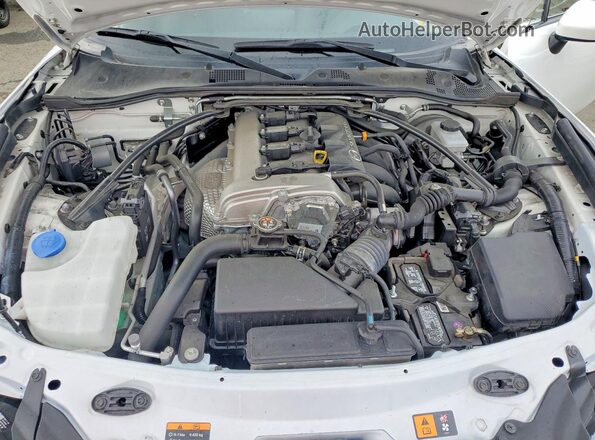 JM1NDAM78M0458950 2021 MAZDA MX-5 White Vista interior trasera