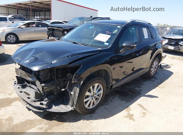 JM3KE2CY4G0656887 2016 MAZDA CX-5 Черный Передняя левая четверть