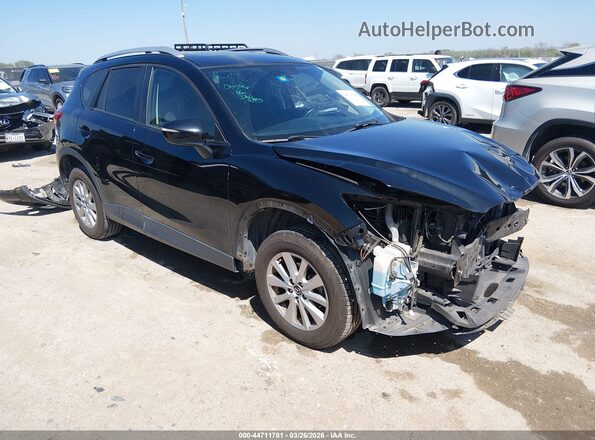 JM3KE2CY4G0656887 2016 MAZDA CX-5 Черный Передняя правая четверть