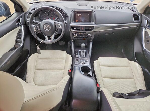 JM3KE2DY4G0809735 2016 MAZDA CX-5 Синий Вид панели приборов
