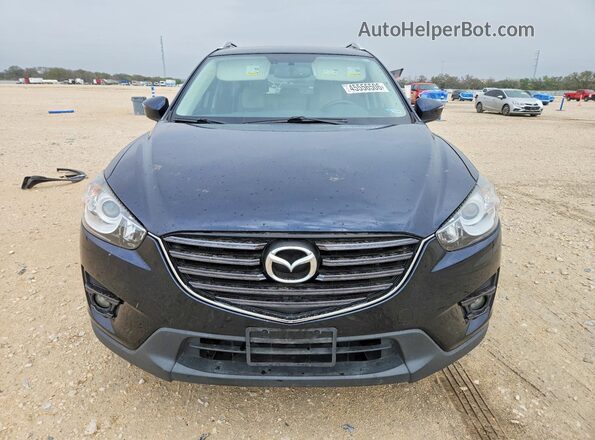 JM3KE2DY4G0809735 2016 MAZDA CX-5 Синий Вид спереди
