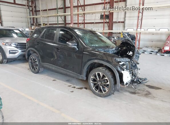 JM3KE4DY2G0705286 2016 MAZDA CX-5 Черный Передняя правая четверть