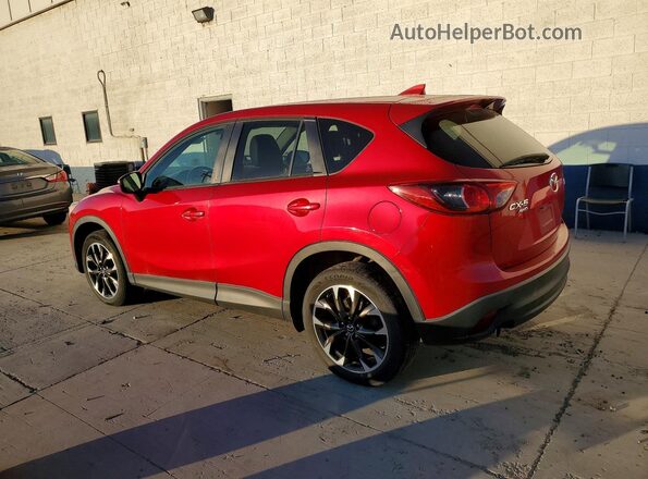 JM3KE4DY7G0633372 2016 MAZDA CX-5 Красный Задняя левая четверть