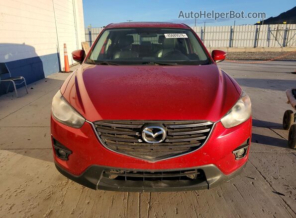 JM3KE4DY7G0633372 2016 MAZDA CX-5 Красный Вид спереди