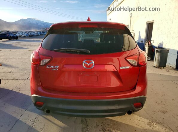 JM3KE4DY7G0633372 2016 MAZDA CX-5 Красный Вид сзади