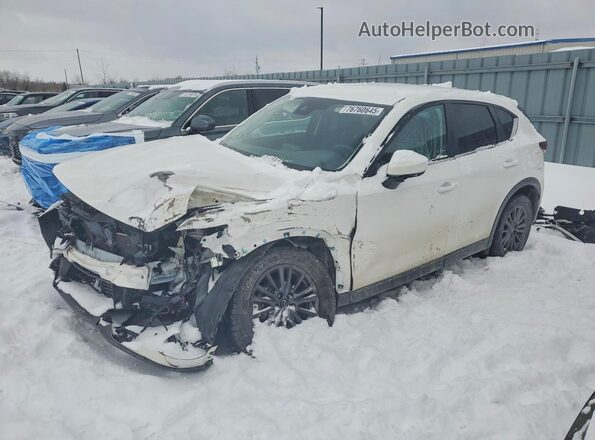 JM3KFABL3L0732039 2020 MAZDA CX-5 Белый Передняя левая четверть