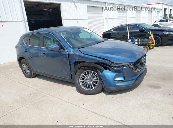 JM3KFABL9H0146274 2017 MAZDA CX-5 Синий Передняя правая четверть