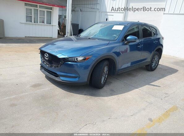 JM3KFABL9H0146274 2017 MAZDA CX-5 Синий Передняя левая четверть