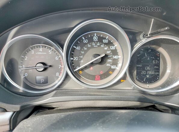 JM3KFACL1H0224898 2017 MAZDA CX-5 Черный Вид щитка приборов