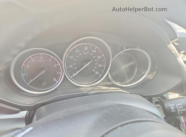 JM3KFACM0J1327738 2018 MAZDA CX-5 White Вид щитка приладів