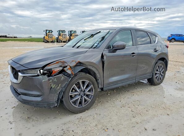 JM3KFACM0J1366734 2018 MAZDA CX-5 Gray Przód lewy