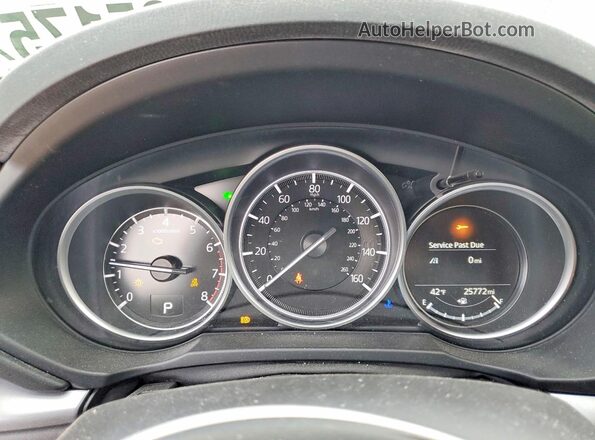 JM3KFACM2K1517400 2019 MAZDA CX-5 Black Вид щитка приладів