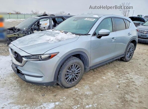 JM3KFACM7K1655305 2019 MAZDA CX-5 Серебряный Передняя левая четверть