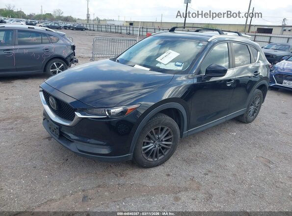 JM3KFACM8K1572305 2019 MAZDA CX-5 Черный Передняя левая четверть