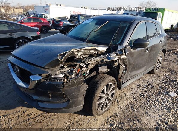 JM3KFADL5H0188602 2017 MAZDA CX-5 Серый Передняя левая четверть