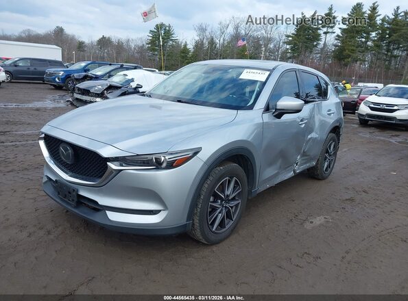 JM3KFADM7J0304073 2018 MAZDA CX-5 Light Blue Передня ліва чверть