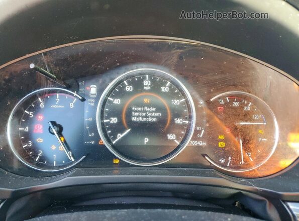 JM3KFBAY2L0739650 2020 MAZDA CX-5 Blue Вид щитка приладів