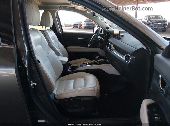 JM3KFBAY2M0424588 2021 MAZDA CX-5 Gray Widok wnętrza z przodu