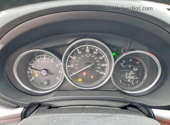 JM3KFBCL3H0153578 2017 MAZDA CX-5 Black Вид щитка приладів