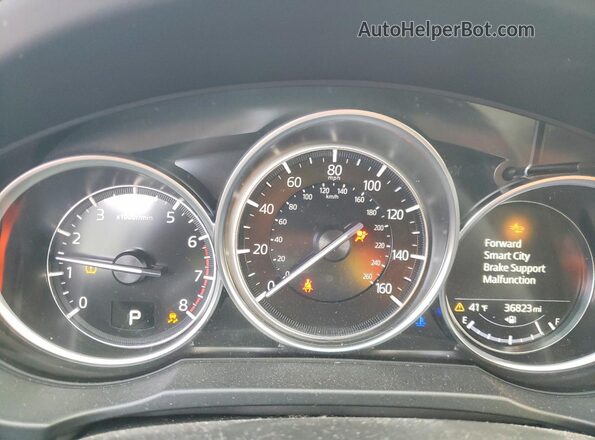 JM3KFBCLXR0513740 2024 MAZDA CX-5 Blue Widok zestawu wskaźników