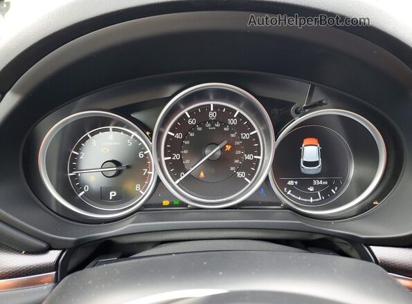 JM3KFBCM0S0760148 2025 MAZDA CX-5 Blue ხელსაწყოთა პანელის ხედი