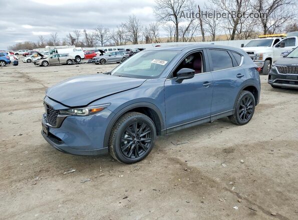 JM3KFBCM0S0760148 2025 MAZDA CX-5 Blue წინა მარცხენა ხედი სამი მეოთხედიდან