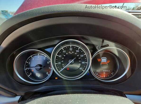 JM3KFBCM1P0278795 2023 MAZDA CX-5 Красный Вид щитка приборов