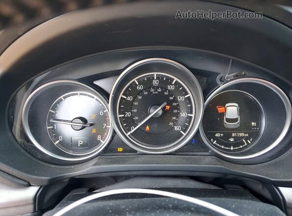JM3KFBCM4K0537904 2019 MAZDA CX-5 Silver ხელსაწყოთა პანელის ხედი