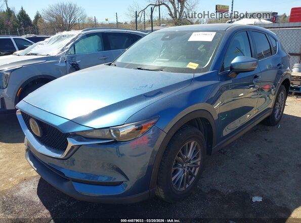 JM3KFBCM5L1824017 2020 MAZDA CX-5 Blue Передня ліва чверть